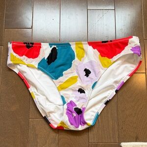 Anthropologie Multicolor Floral Bikini Bottom NWOT